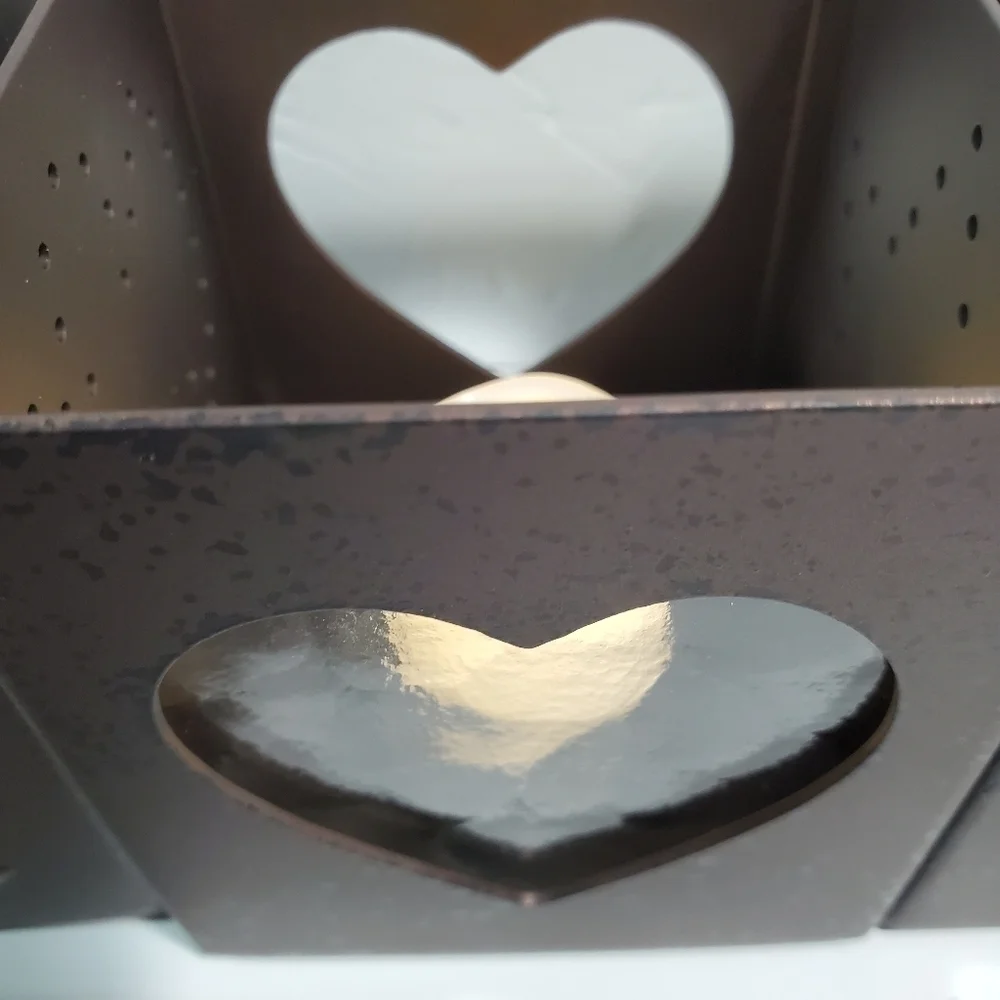 NIB Retired Partylite Celestial Lights Tealight Trio Metal glass candle holders - Picture 11 of 14